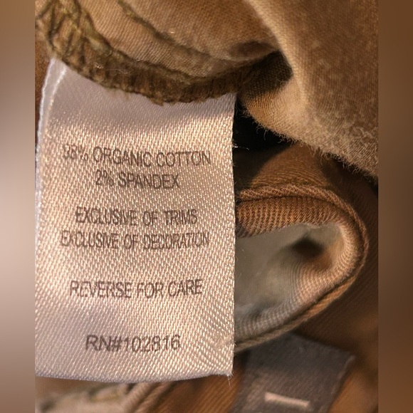 GARNET HILL Khaki Pants. Size 8 - Picture 4 of 7